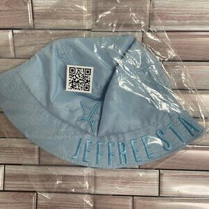 Jeffree Star exclusive bucket hats (2) in Baby Blue enamel pin set